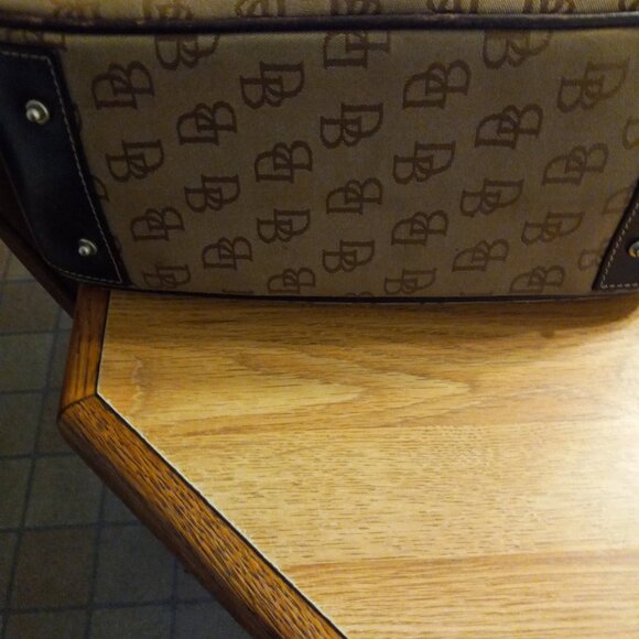 AUTHENTIC DOONEY & BOURKE SIGNATURE MONOGRAM w BUCKLE SATCHEL BAG HANDBAG PURSE - Picture 10 of 10